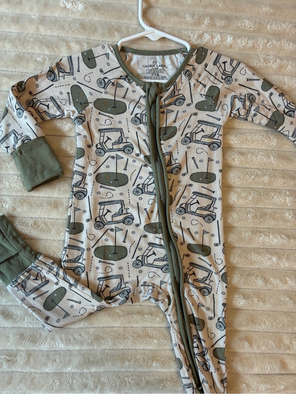 Caden Lane Convertible Zippy – Golf Cart Print ⛳🚗